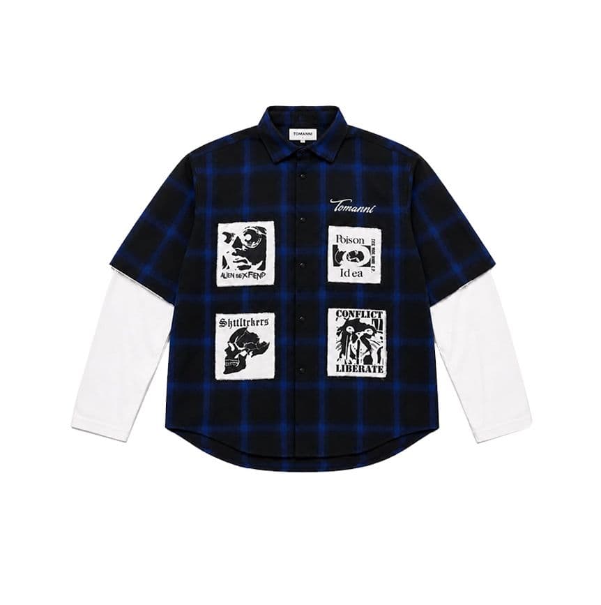 TMN FLANNEL LAYERED SHIRT